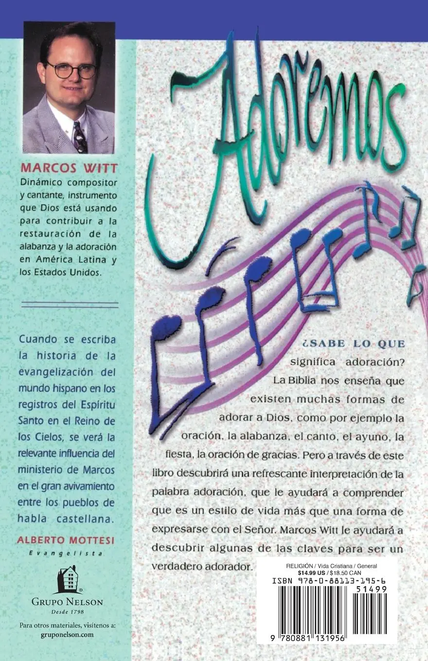 Rückseite: 9780881131956 | La Adoremos | John Witt (u. a.) | Taschenbuch | Spanisch | 1994