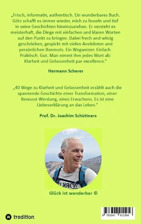 Rückseite: 9783347911956 | 40 Wege zu Klarheit und Gelassenheit | Ein praktischer Wegweiser
