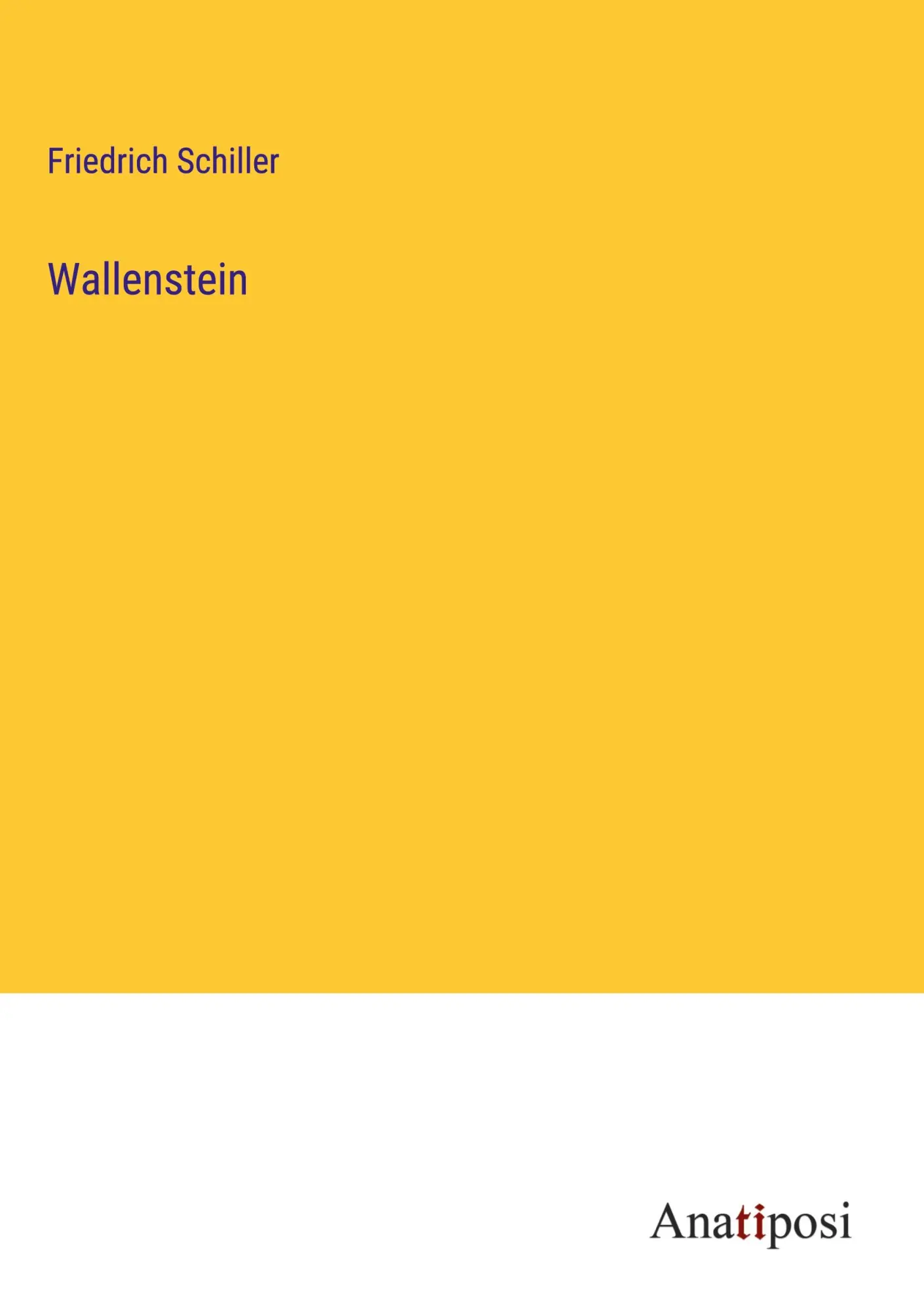 Cover: 9783382011956 | Wallenstein | Friedrich Schiller | Buch | HC gerader Rücken kaschiert
