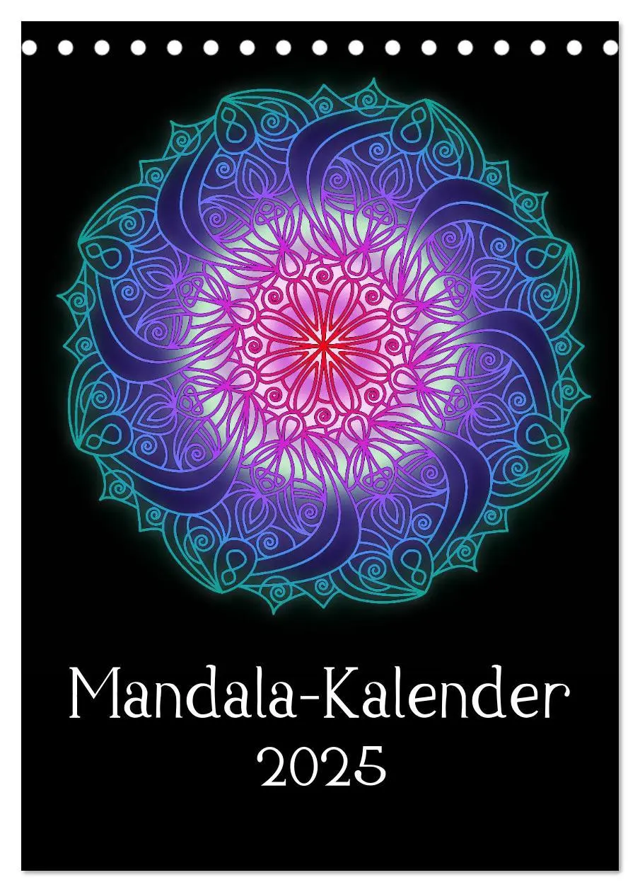 Cover: 9783435951956 | Mandala-Kalender 2025 (Tischkalender 2025 DIN A5 hoch), CALVENDO...