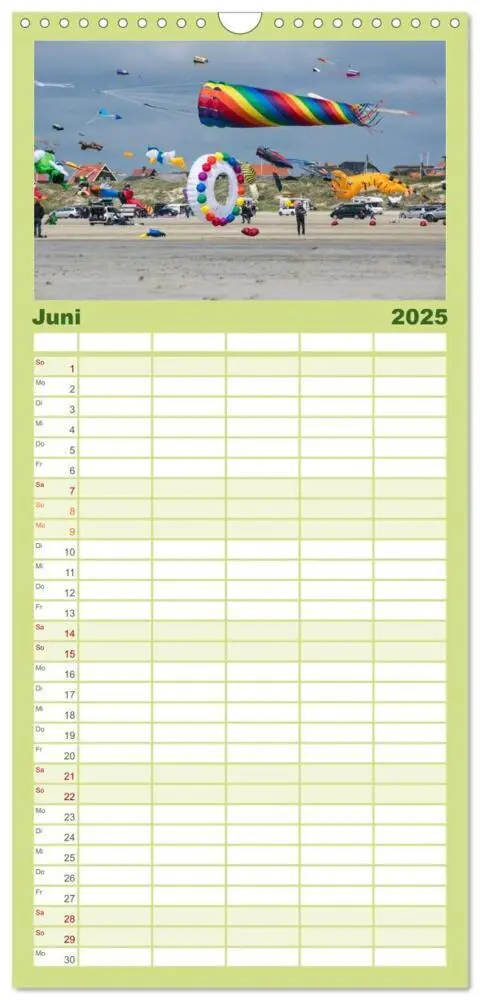 Bild: 9783457111956 | Familienplaner 2025 - Fanø - Himmel, Hav og mere mit 5 Spalten...