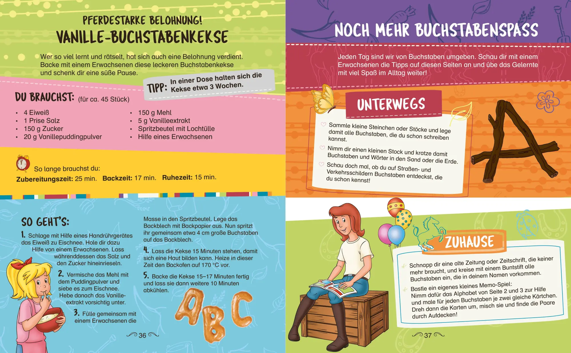 Bild: 9783849941956 | Bibi &amp; Tina Kritzel-Kratzel-Lernspaß: Erste Buchstaben | Verlag | Buch