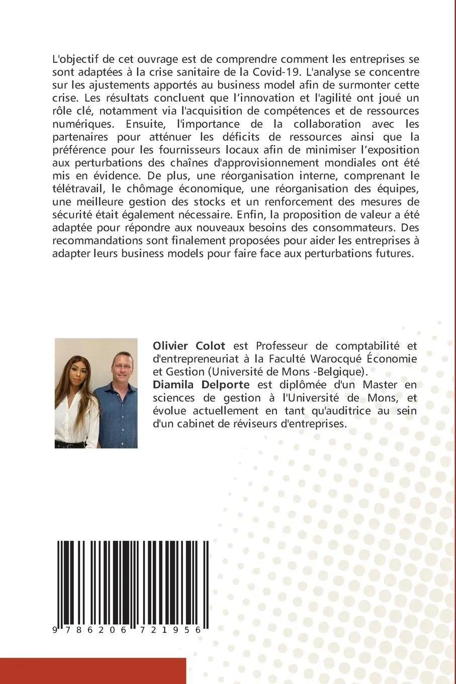 Rückseite: 9786206721956 | Business model et crise Covid-19 : quelles adaptations ? | Taschenbuch