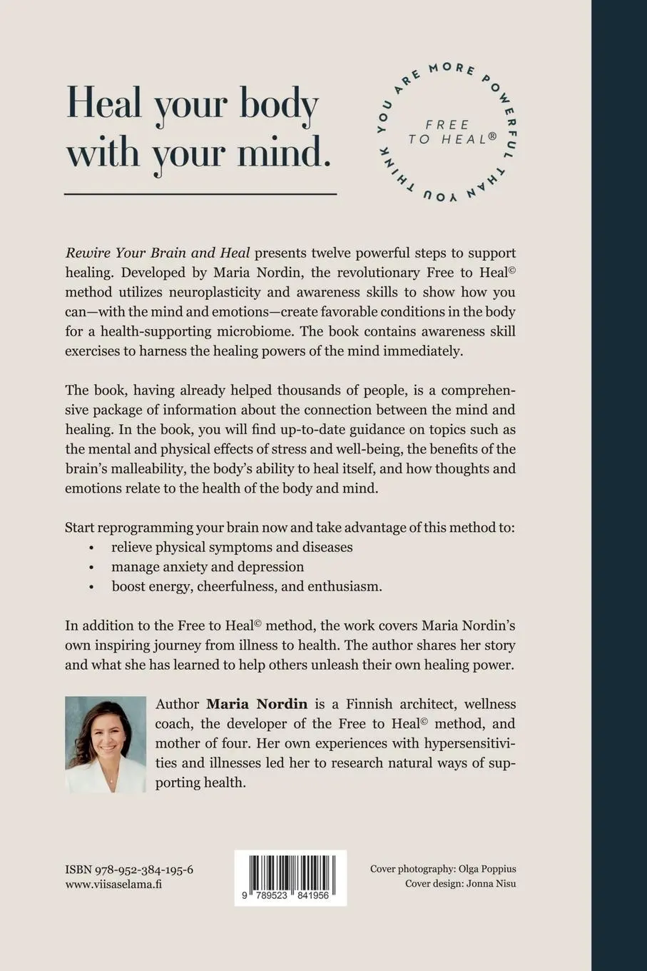Rückseite: 9789523841956 | Rewire Your Brain and Heal | 12 Steps to Free Yourself from Symptoms