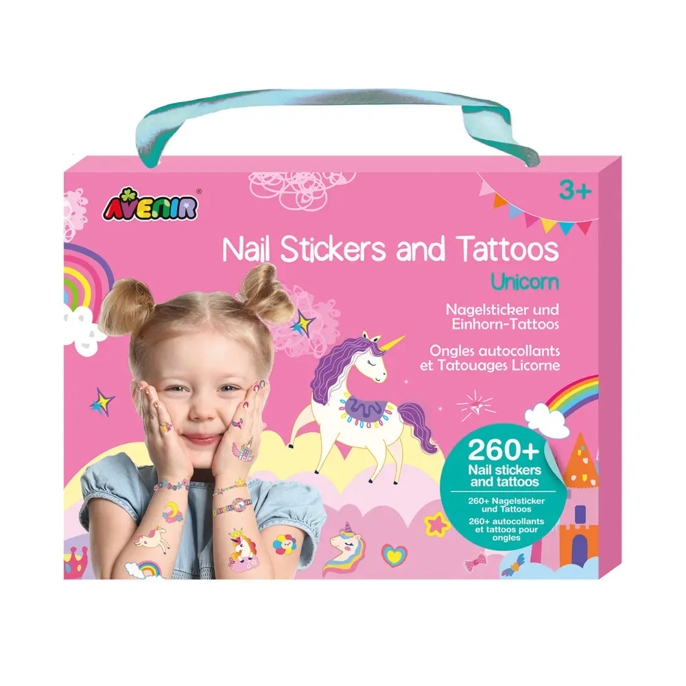 Cover: 6920773382056 | Nagelsticker &amp; Tattoos Einhorn | 6308205 | Deutsch | 2022 | AVENIR