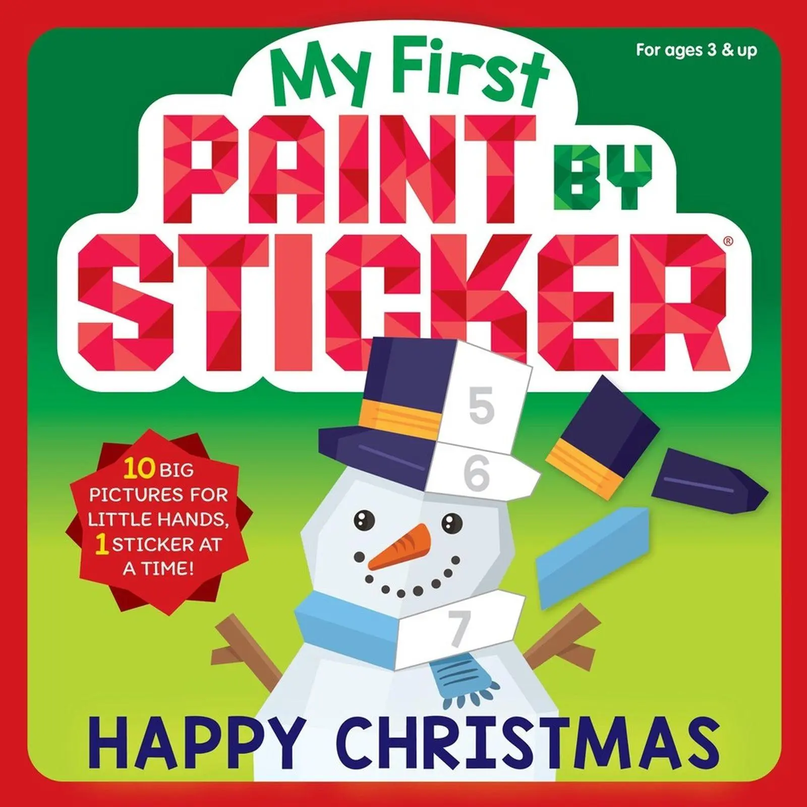 Cover: 9781523532056 | My First Paint by Sticker: Happy Christmas | Workman Publishing | Buch
