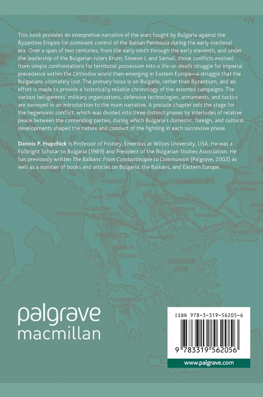 Rückseite: 9783319562056 | The Bulgarian-Byzantine Wars for Early Medieval Balkan Hegemony | Buch