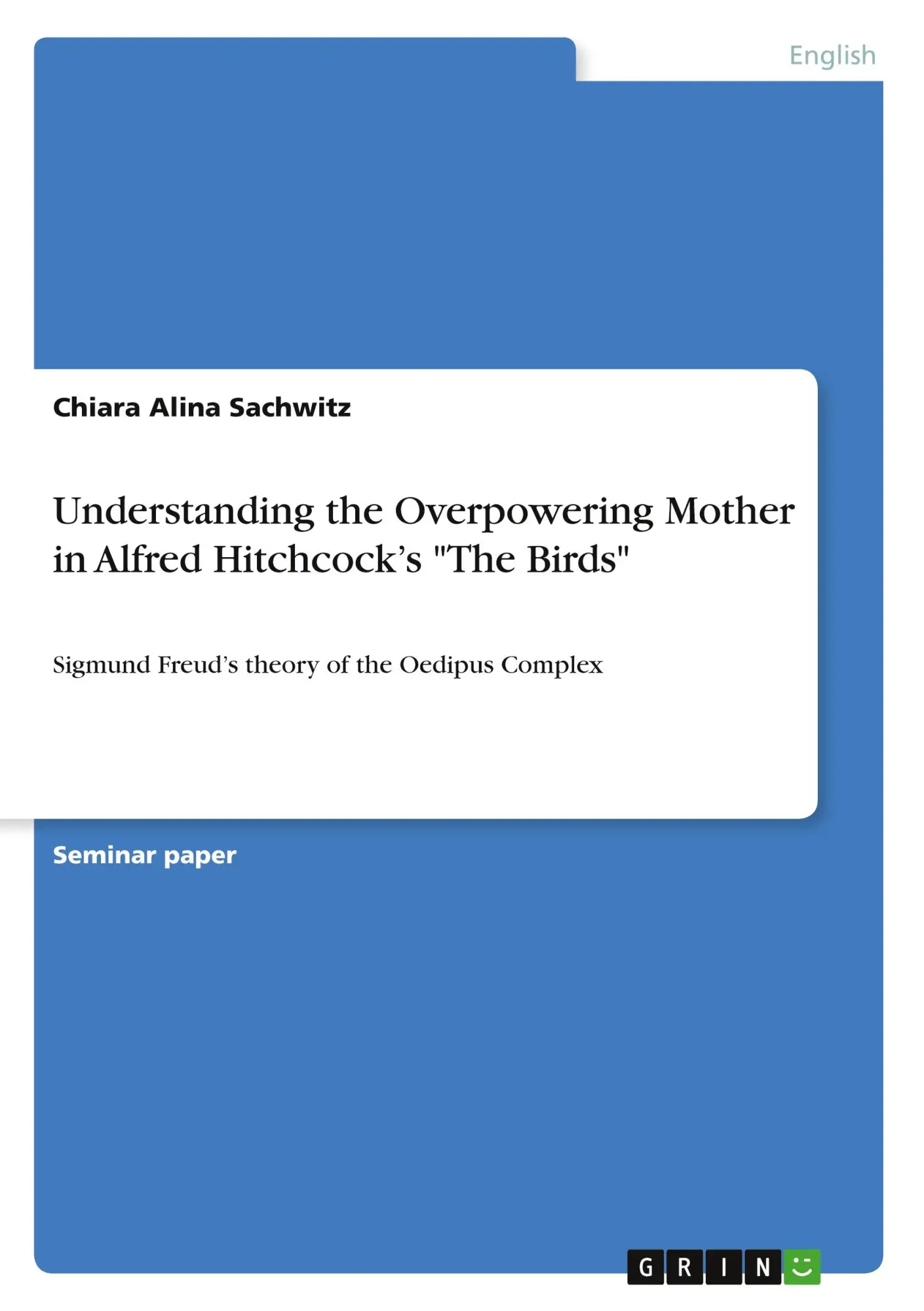 Cover: 9783346502056 | Understanding the Overpowering Mother in Alfred Hitchcock's "The...
