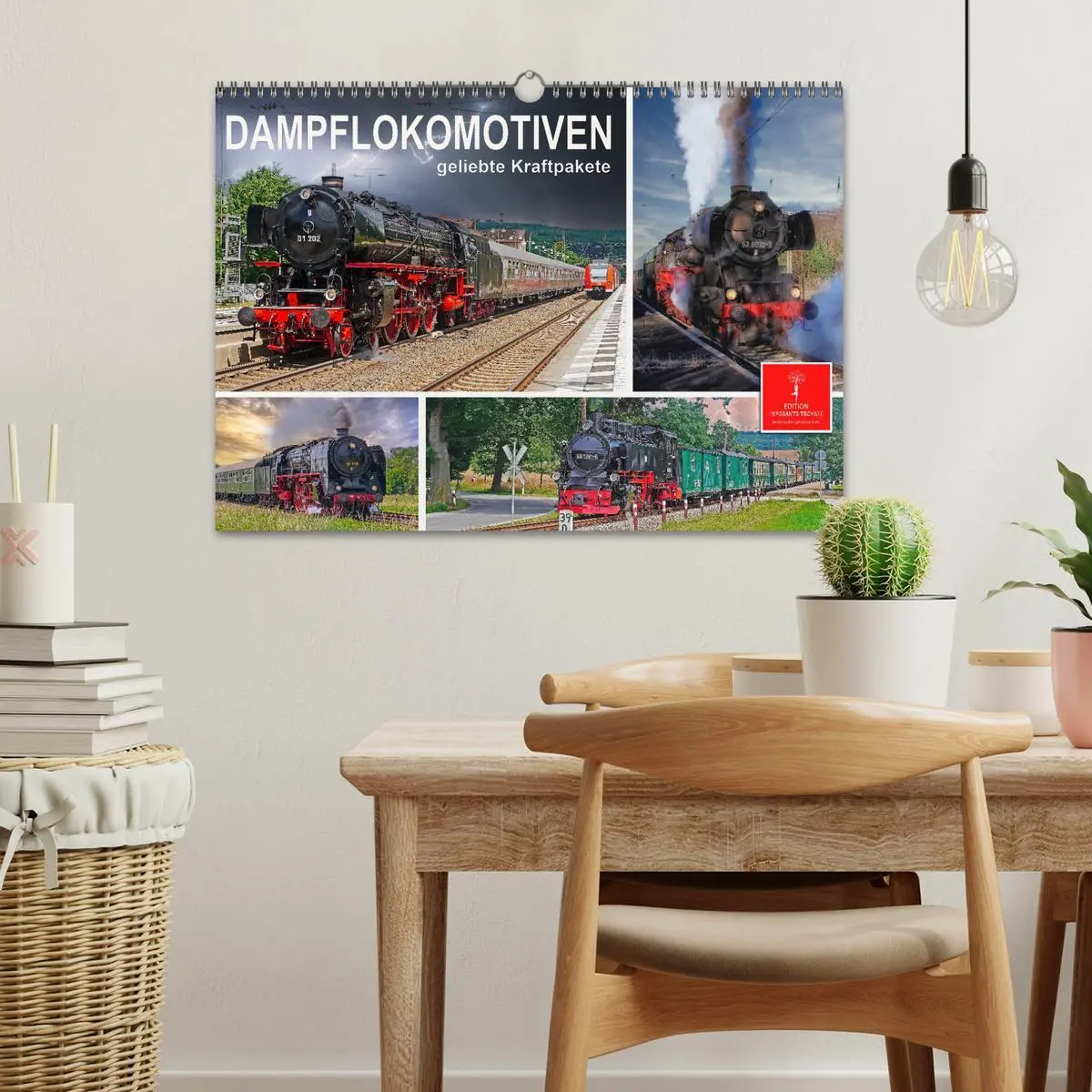Bild: 9783457552056 | Dampflokomotiven - geliebte Kraftpakete (Wandkalender 2026 DIN A3...