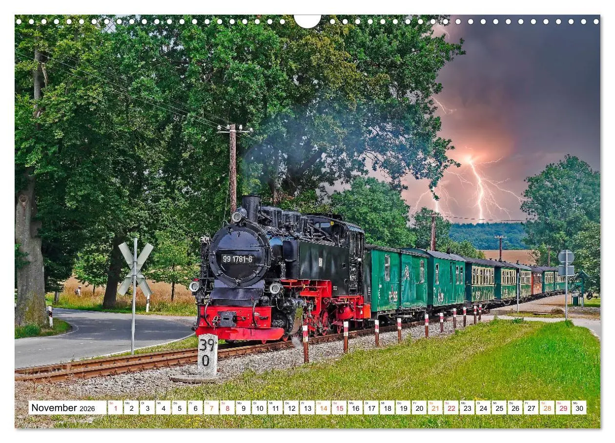 Bild: 9783457552056 | Dampflokomotiven - geliebte Kraftpakete (Wandkalender 2026 DIN A3...