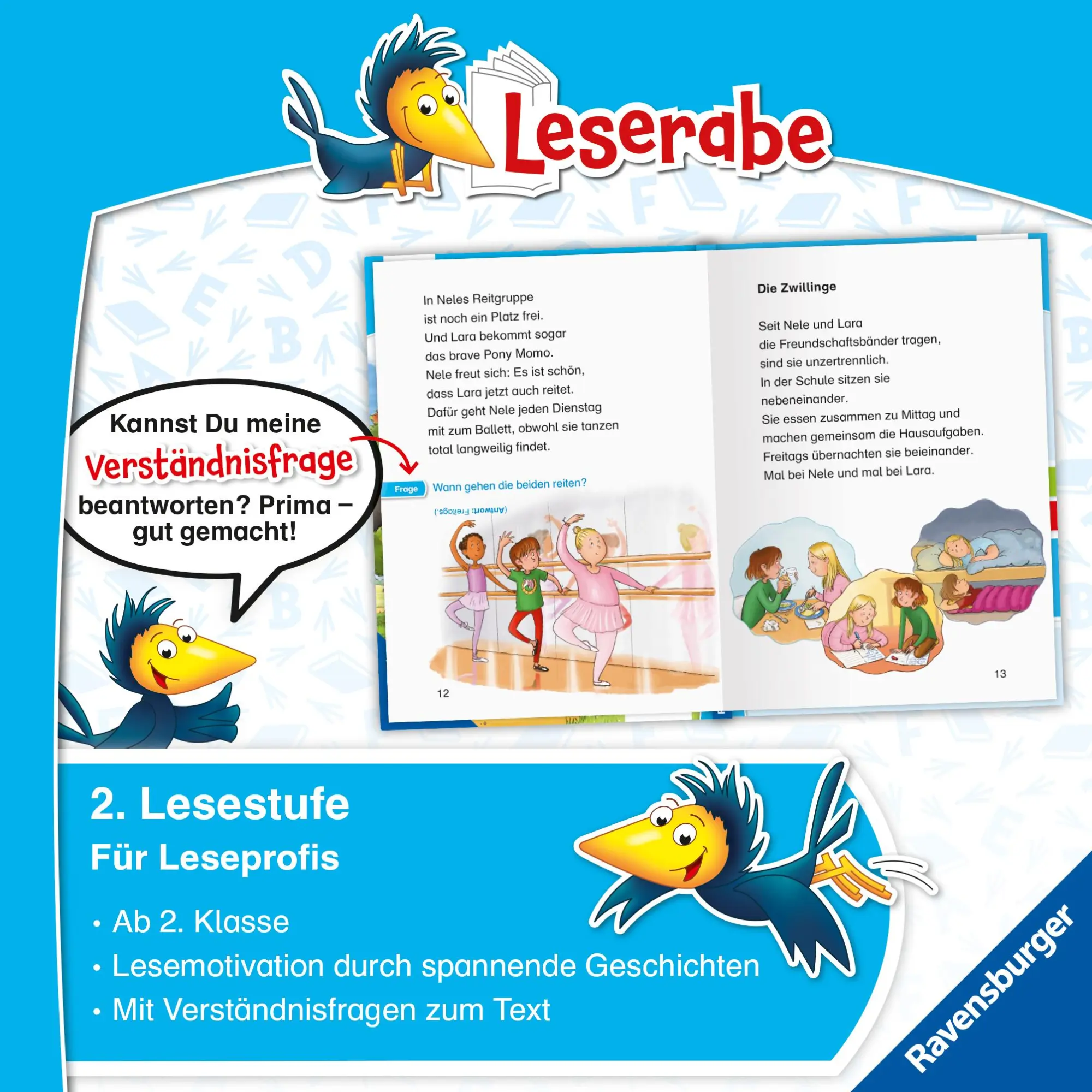 Bild: 9783473462056 | Leserabe 2. Lesestufe - Beste Freundinnen auf dem Reiterhof | Peters