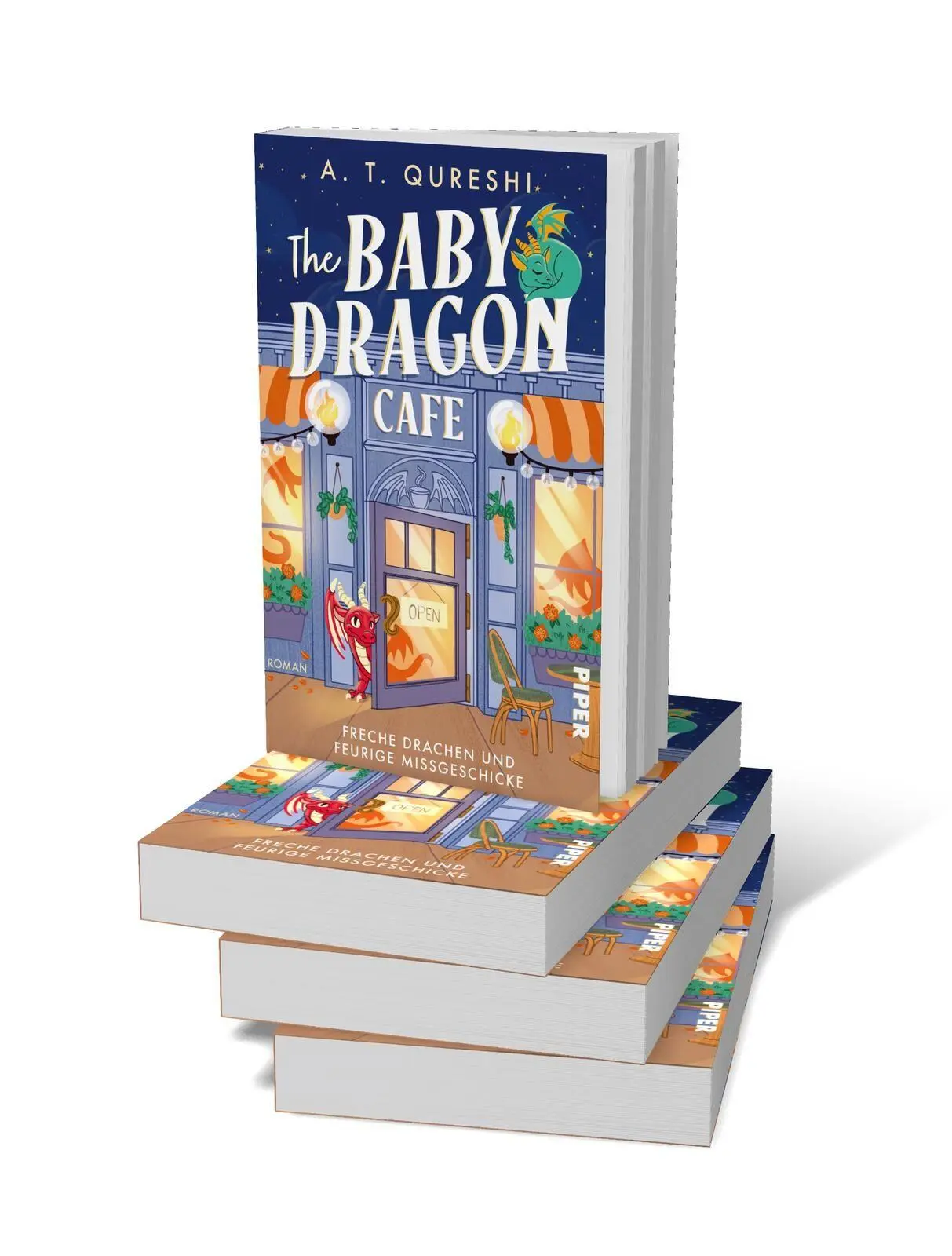 Bild: 9783492722056 | The Baby Dragon Café | A. T. Qureshi | Taschenbuch | Baby Dragons