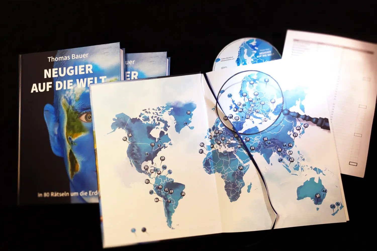 Bild: 9783959962056 | Neugier auf die Welt, m. 1 Audio-CD | In 80 Rätseln um die Erde | Buch