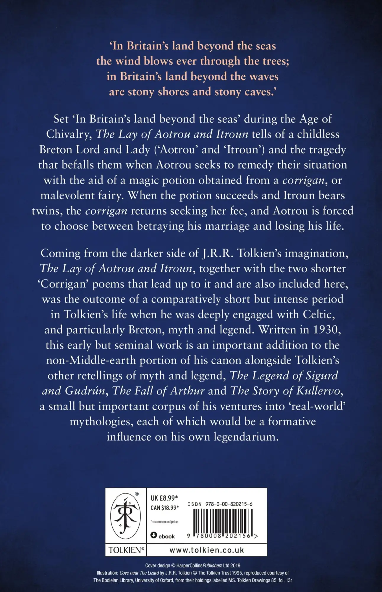 Rückseite: 9780008202156 | The Lay of Aotrou and Itroun | J. R. R. Tolkien | Taschenbuch | XXII