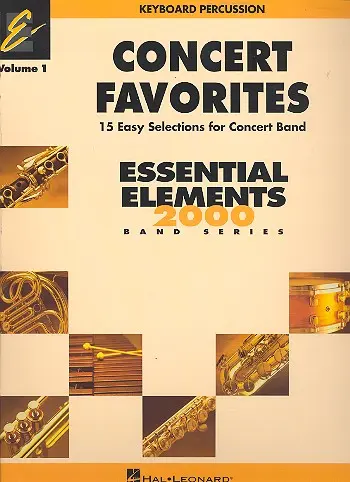 Cover: 9780634052156 | Concert Favorites Vol. 1 - Keyboard Percussion | Einzelstimme | 2002