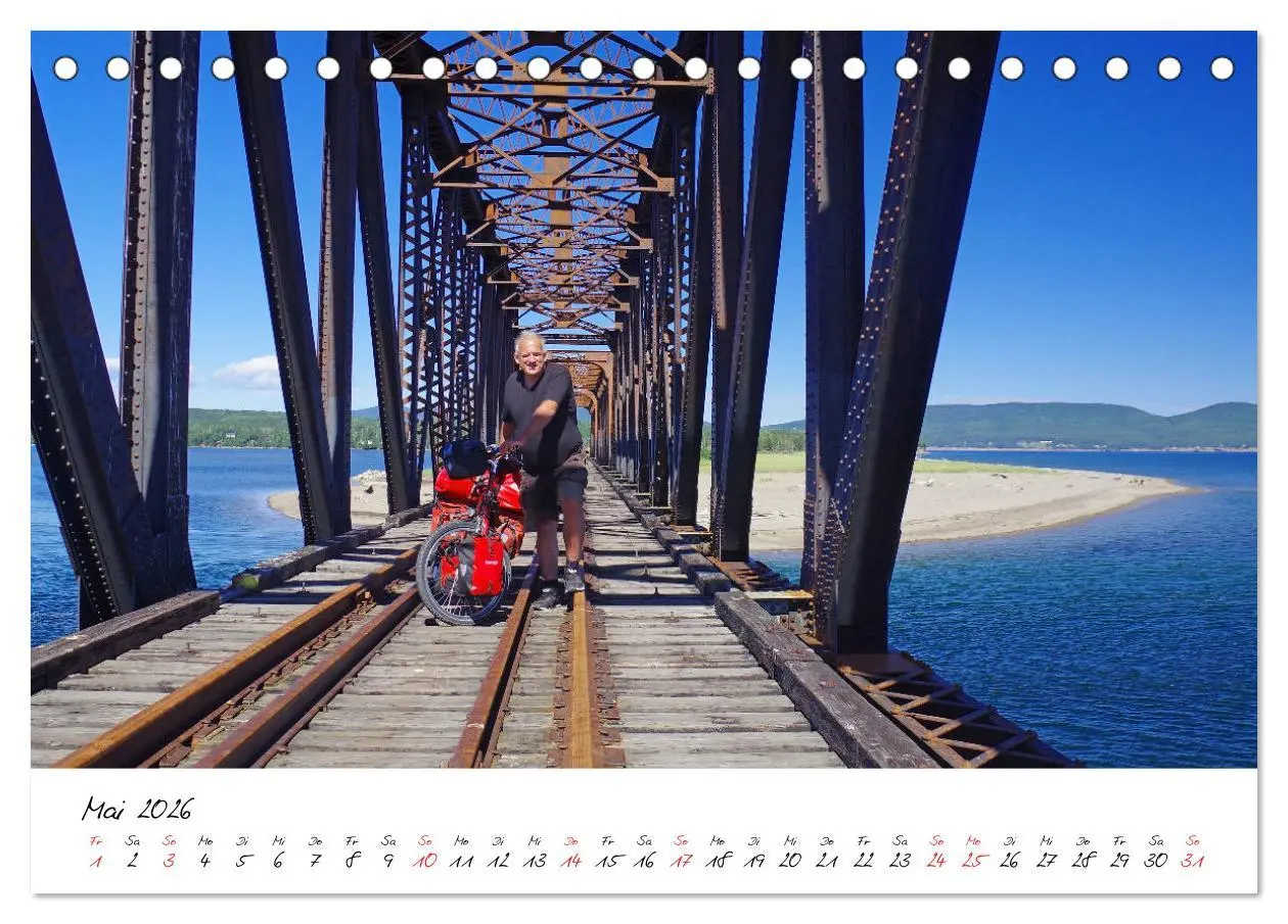 Bild: 9783516012156 | Abenteuer Radreisen (Tischkalender 2026 DIN A5 quer), CALVENDO...