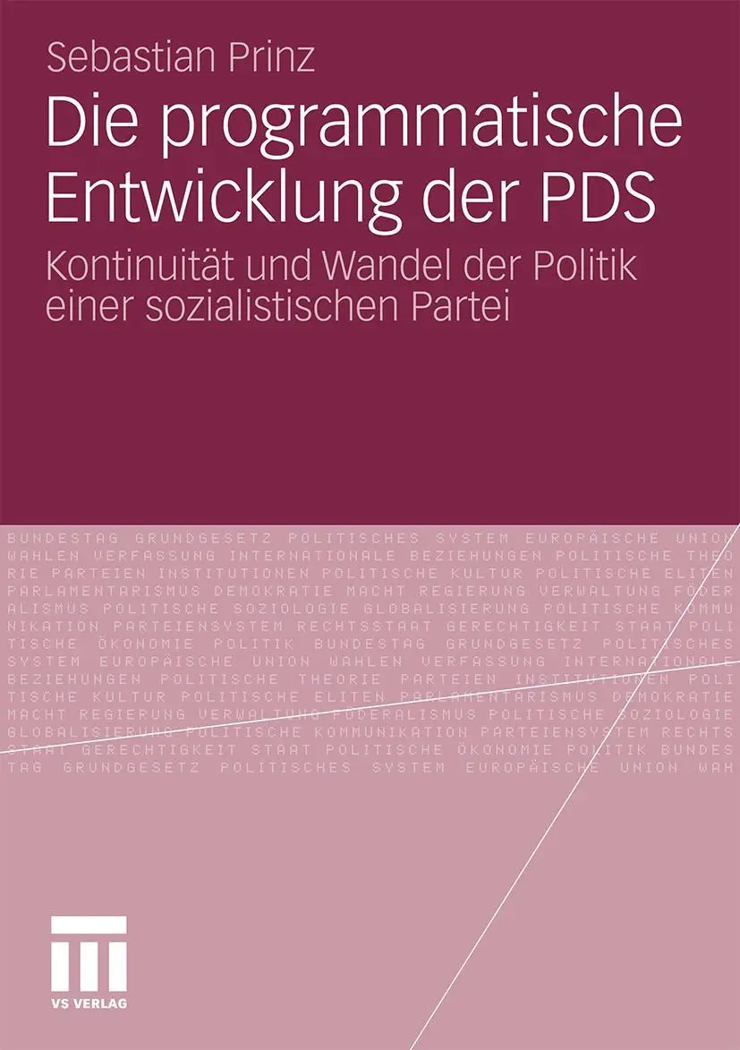 Cover: 9783531172156 | Die programmatische Entwicklung der PDS | Sebastian Prinz | Buch