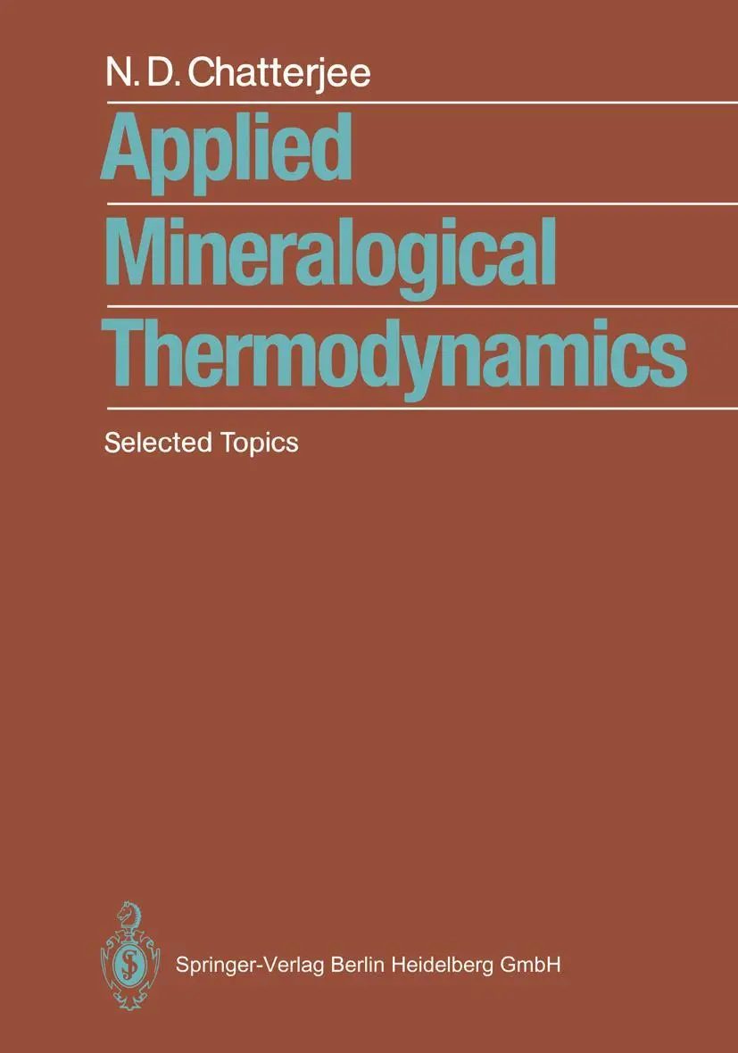 Cover: 9783540532156 | Applied Mineralogical Thermodynamics | Selected Topics | Chatterjee