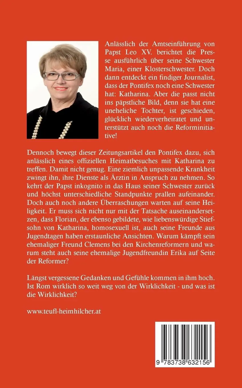 Rückseite: 9783738632156 | Die andere Schwester des Papstes | Brigitte Teufl-Heimhilcher | Buch