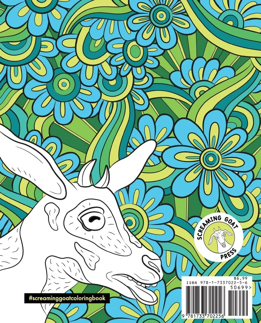 Rückseite: 9781733702256 | The Screaming Goat Coloring Book | Val Brains | Taschenbuch | Englisch