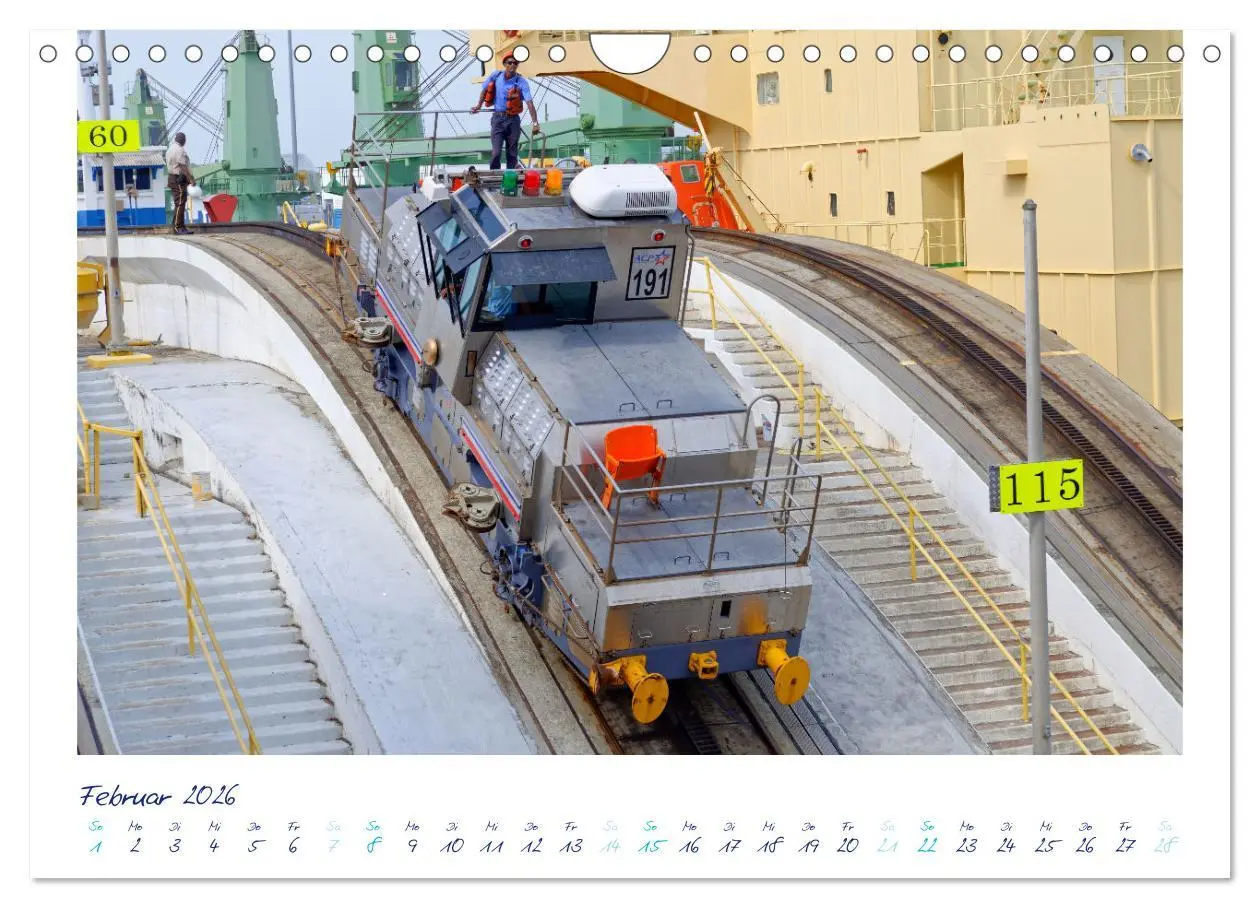 Bild: 9783457912256 | PANAMA-KANAL: Drahtseilakt-Bilder (Wandkalender 2026 DIN A4 quer),...