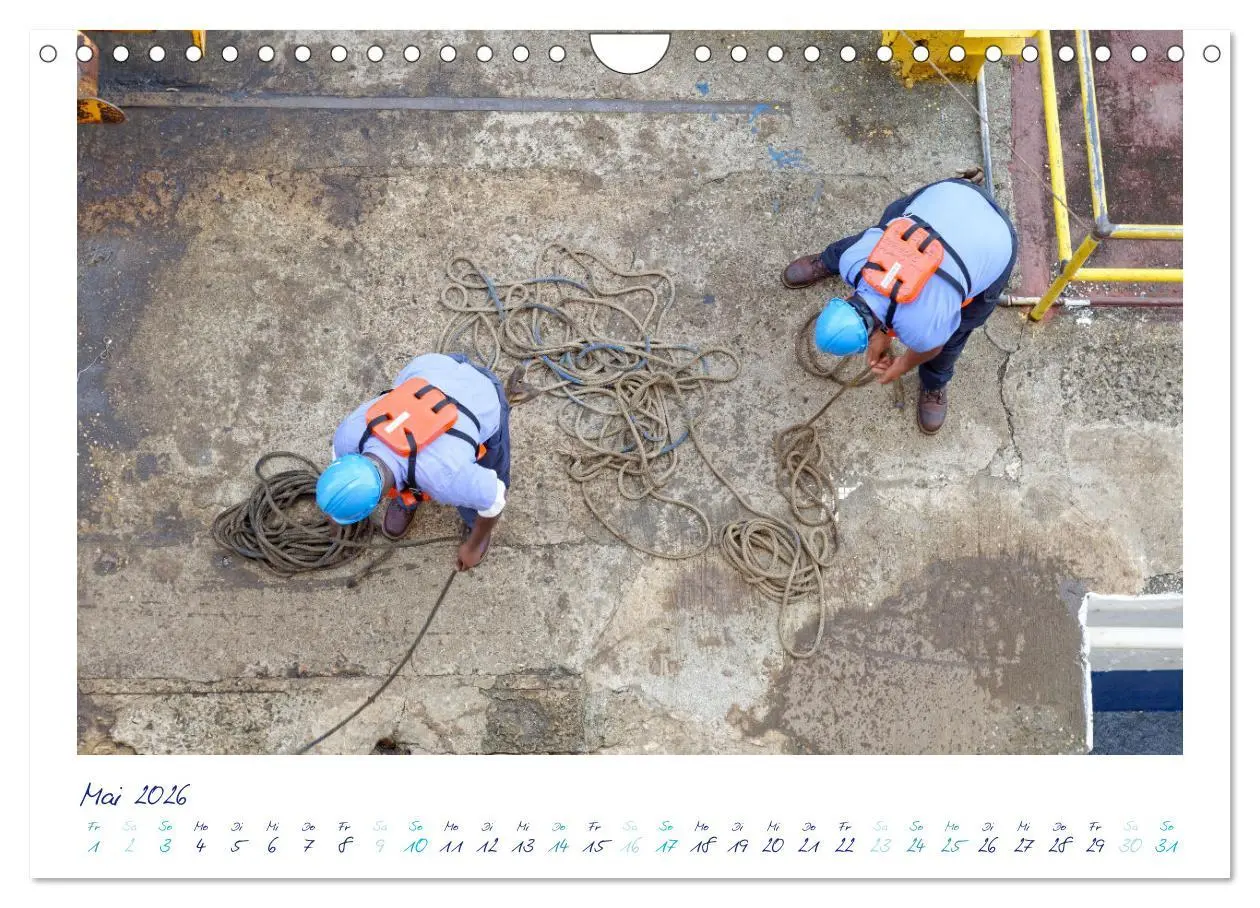 Bild: 9783457912256 | PANAMA-KANAL: Drahtseilakt-Bilder (Wandkalender 2026 DIN A4 quer),...
