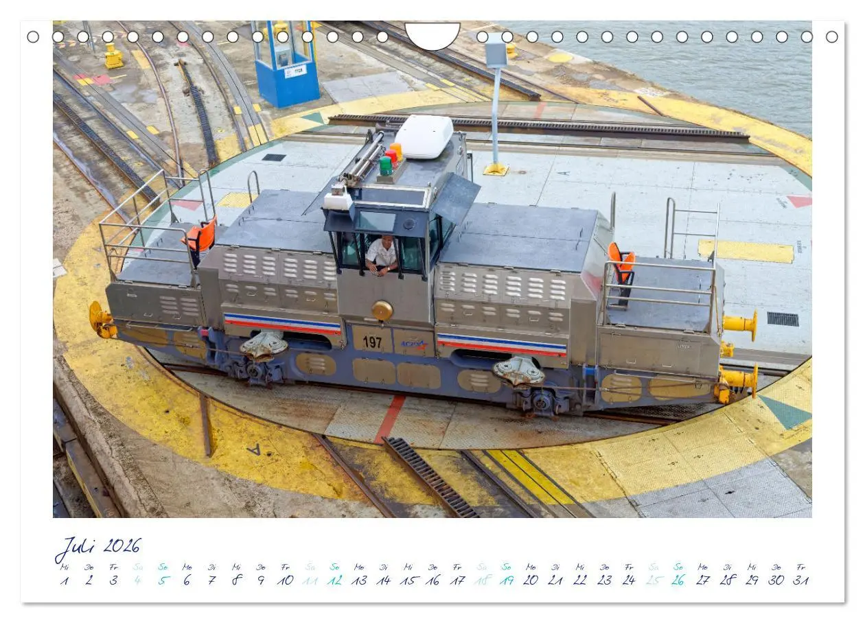Bild: 9783457912256 | PANAMA-KANAL: Drahtseilakt-Bilder (Wandkalender 2026 DIN A4 quer),...