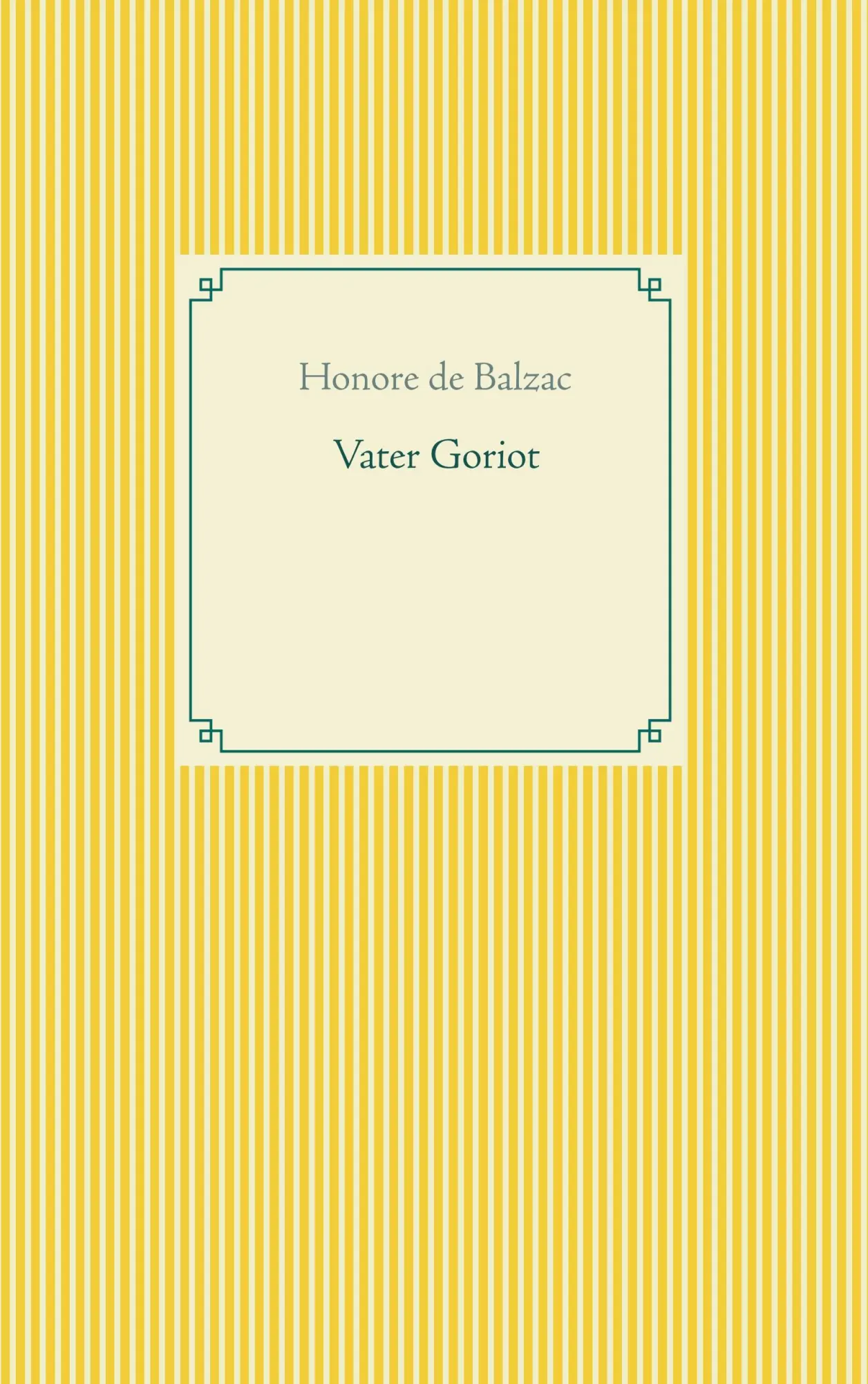 Cover: 9783746092256 | Vater Goriot | Honore de Balzac | Taschenbuch | 264 S. | Deutsch