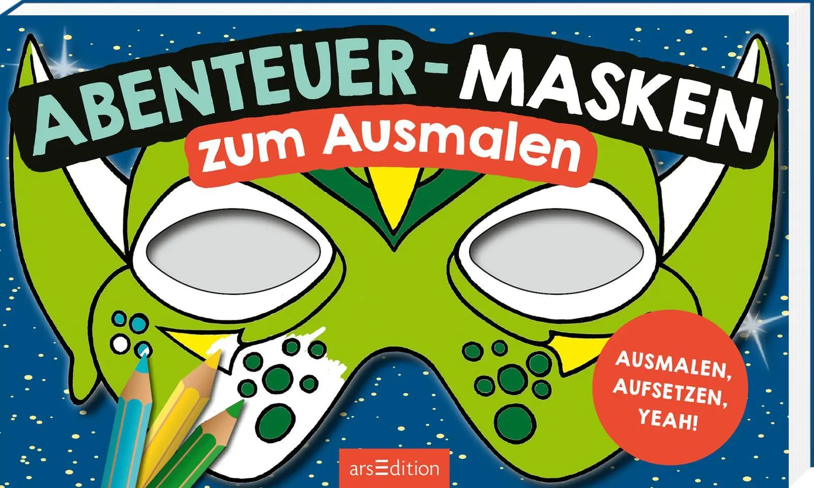 Cover: 4014489132356 | Abenteuer-Masken zum Ausmalen | Ausmalen, aufsetzen, yeah! | Buch