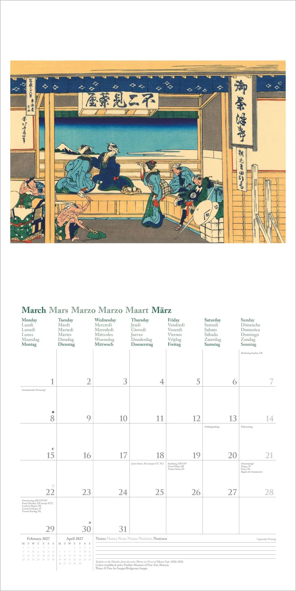 Bild: 4069095012356 | Hokusai 2027 | Neumann Verlage GmbH &amp; Co KG | Kalender | 14 S. | 2027