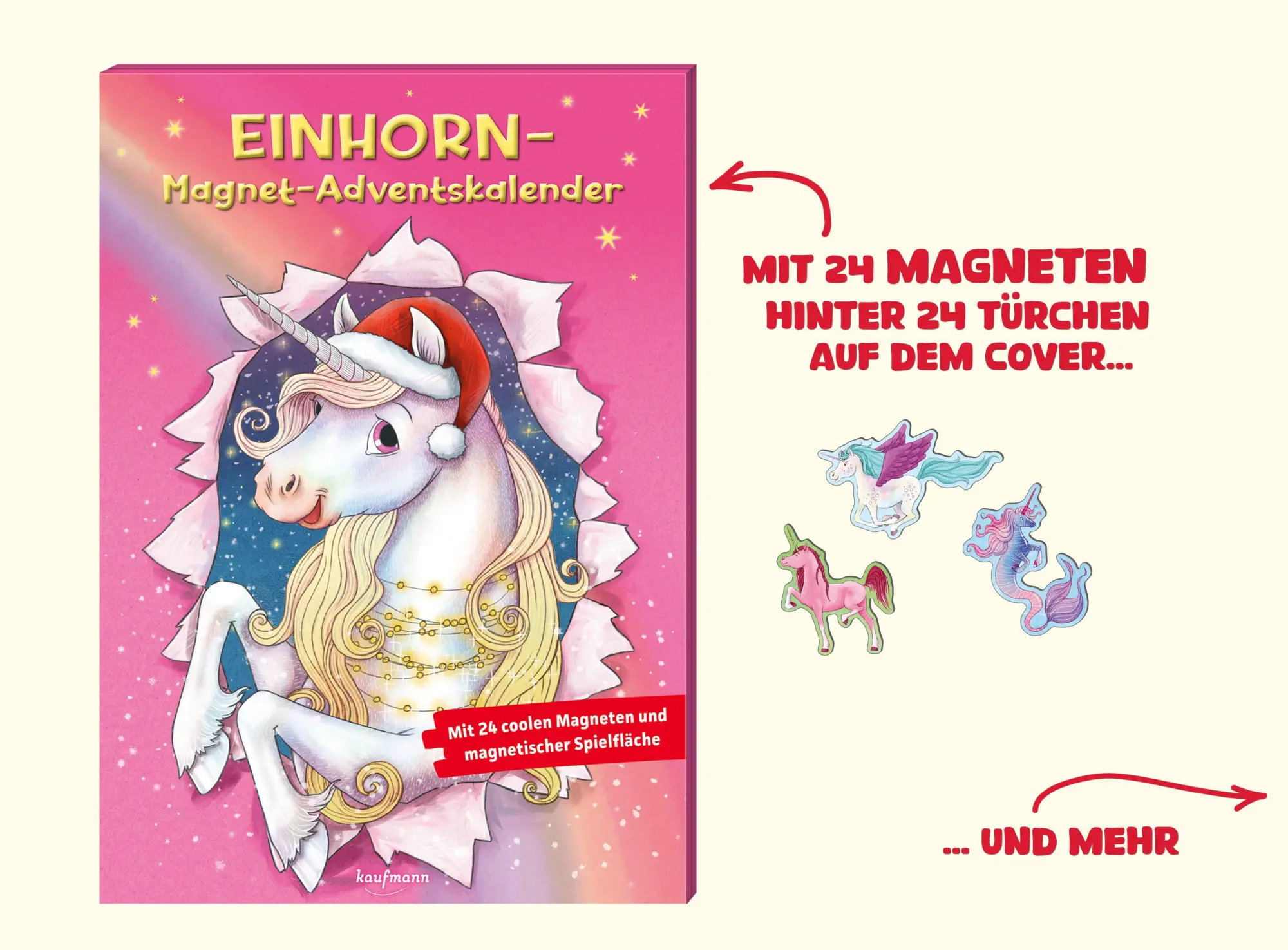 Bild: 4280000572356 | Einhorn-Magnet-Adventskalender | Sandra Ritzinger | Kalender | 4 S.