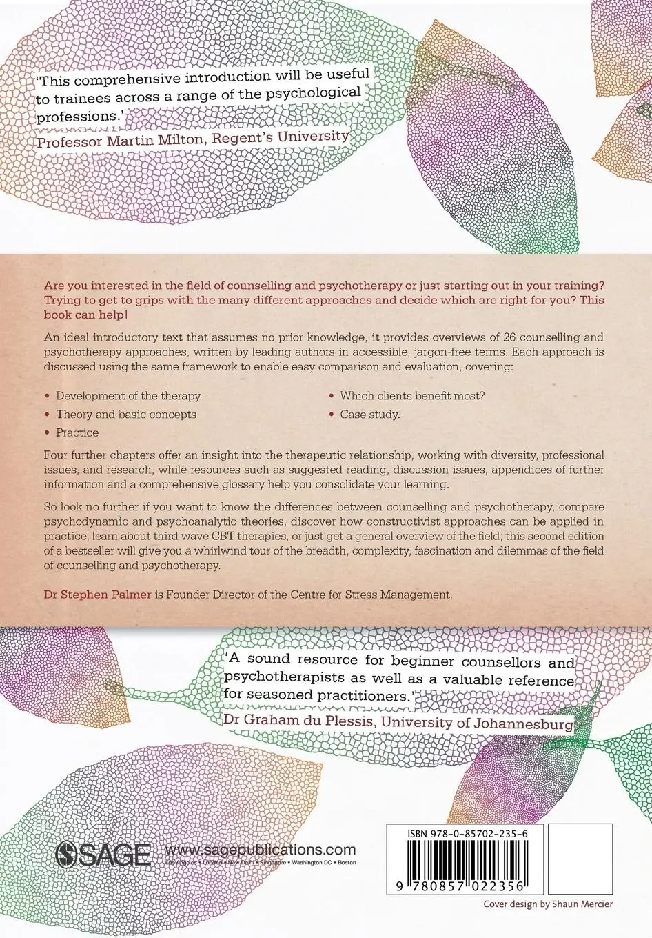 Rückseite: 9780857022356 | The Beginner's Guide to Counselling &amp; Psychotherapy | Stephen Palmer