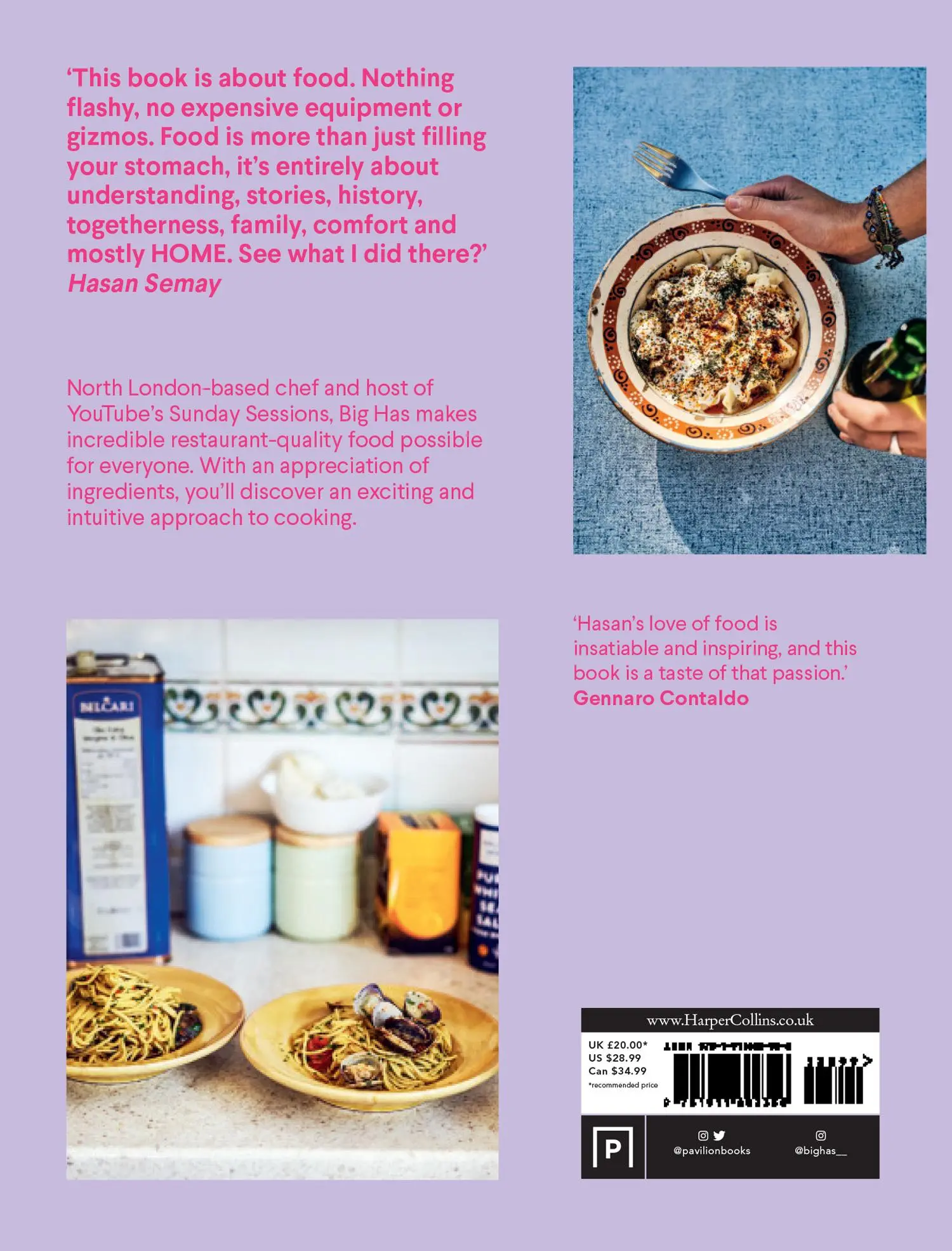 Rückseite: 9781911682356 | Big Has Home | Recipes from North London to North Cyprus | Hasan Semay