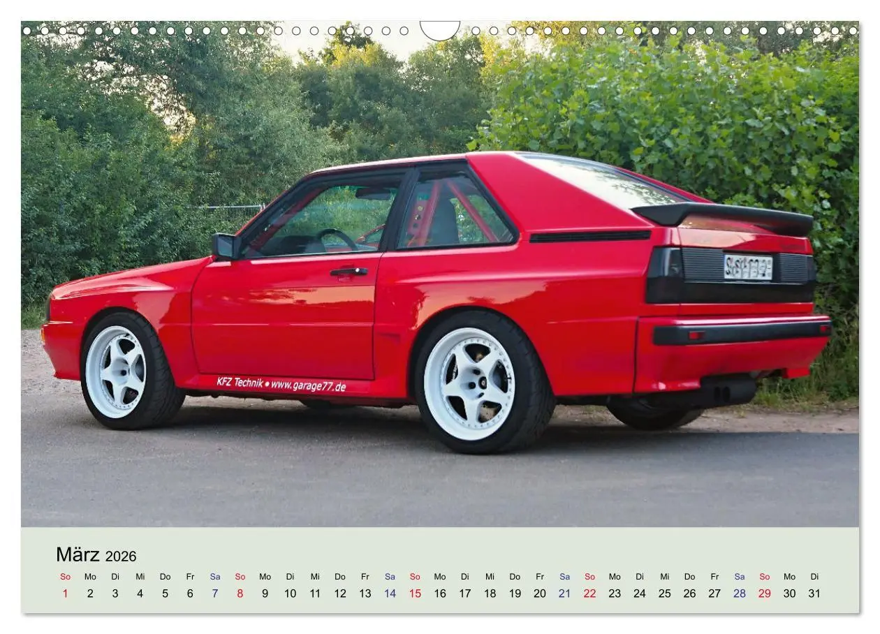 Bild: 9783457522356 | Traumautos in Rot (Wandkalender 2026 DIN A3 quer), CALVENDO...