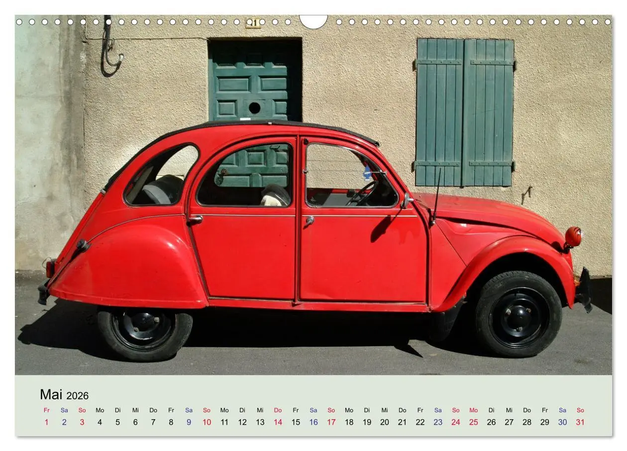 Bild: 9783457522356 | Traumautos in Rot (Wandkalender 2026 DIN A3 quer), CALVENDO...