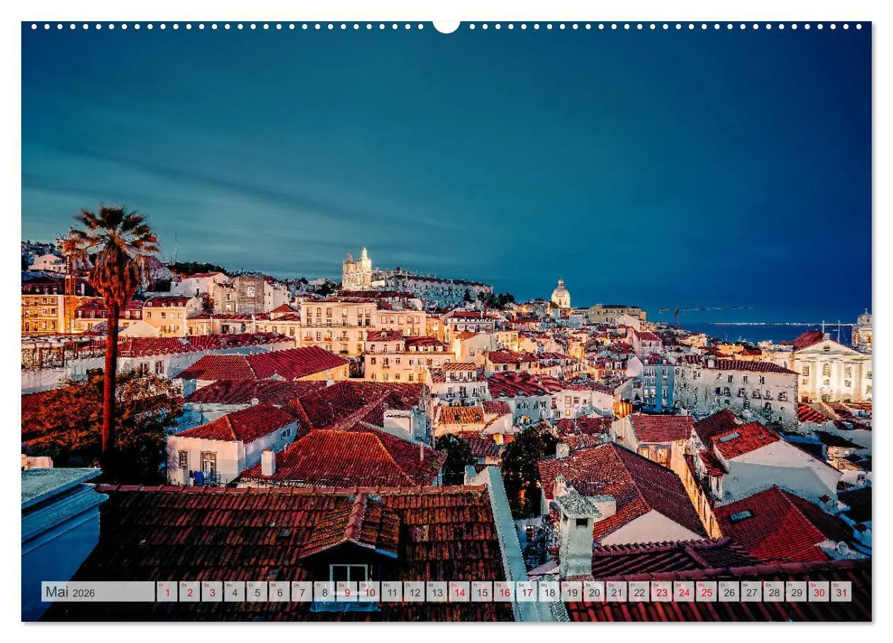 Bild: 9783457832356 | Lissabon Stadtansichten (Wandkalender 2026 DIN A2 quer), CALVENDO...