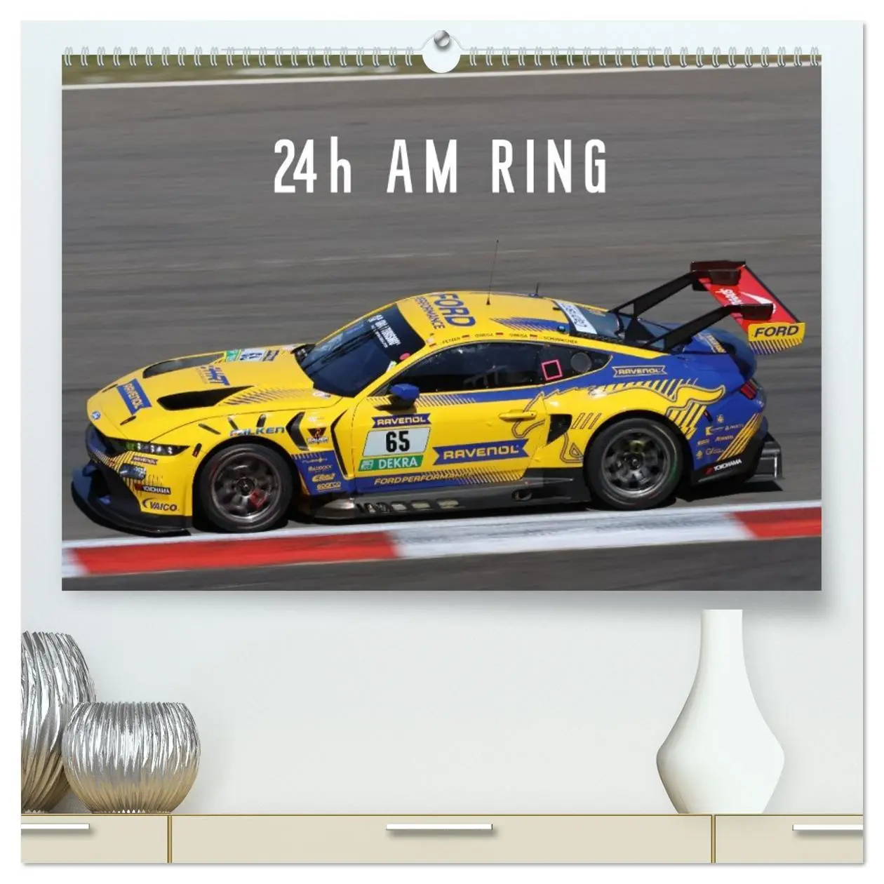 Cover: 9783516232356 | 24h am Ring (hochwertiger Premium Wandkalender 2026 DIN A2 quer),...