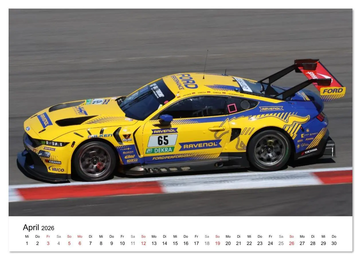 Bild: 9783516232356 | 24h am Ring (hochwertiger Premium Wandkalender 2026 DIN A2 quer),...