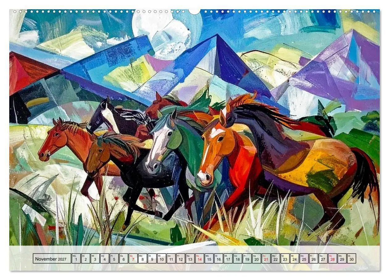 Bild: 9783516922356 | Farbenfrohe Tierbilder (hochwertiger Premium Wandkalender 2027 DIN...