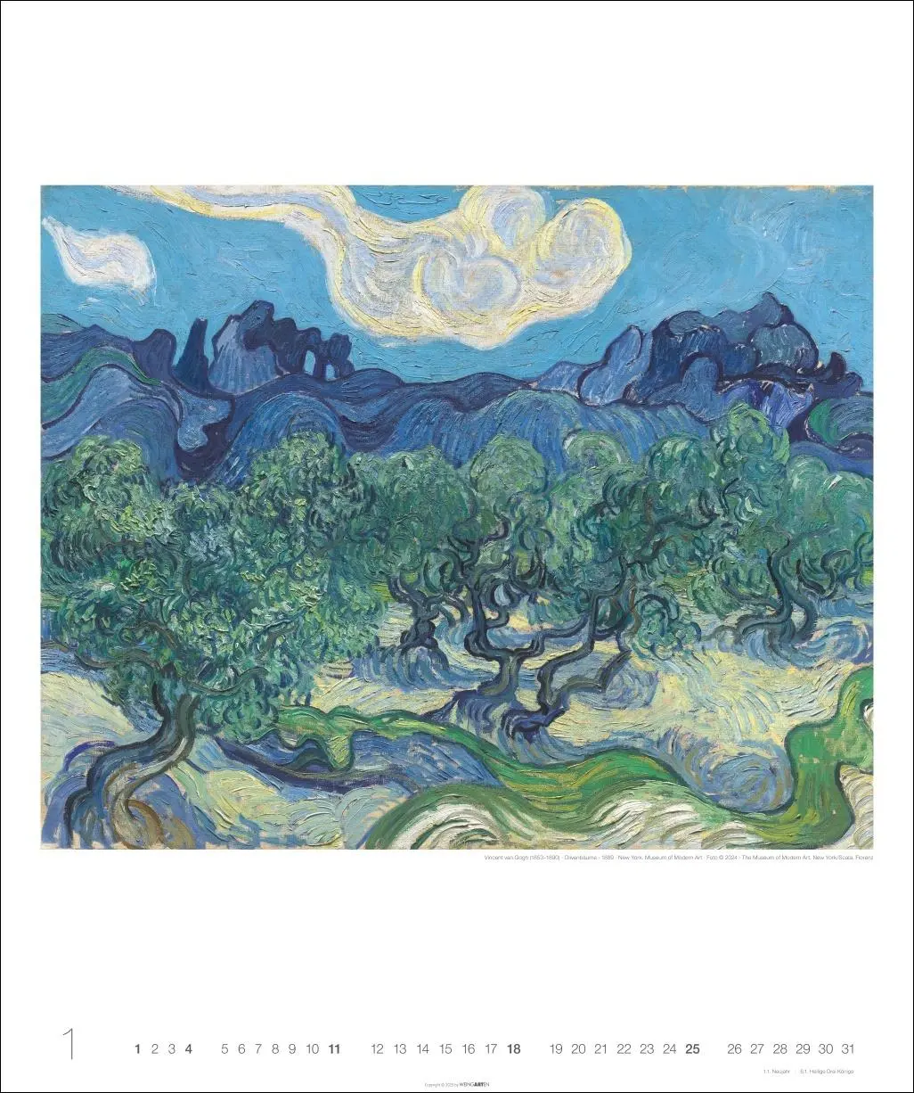 Bild: 9783839902356 | Vincent van Gogh Edition Kalender 2026 | Vincent van Gogh | Kalender
