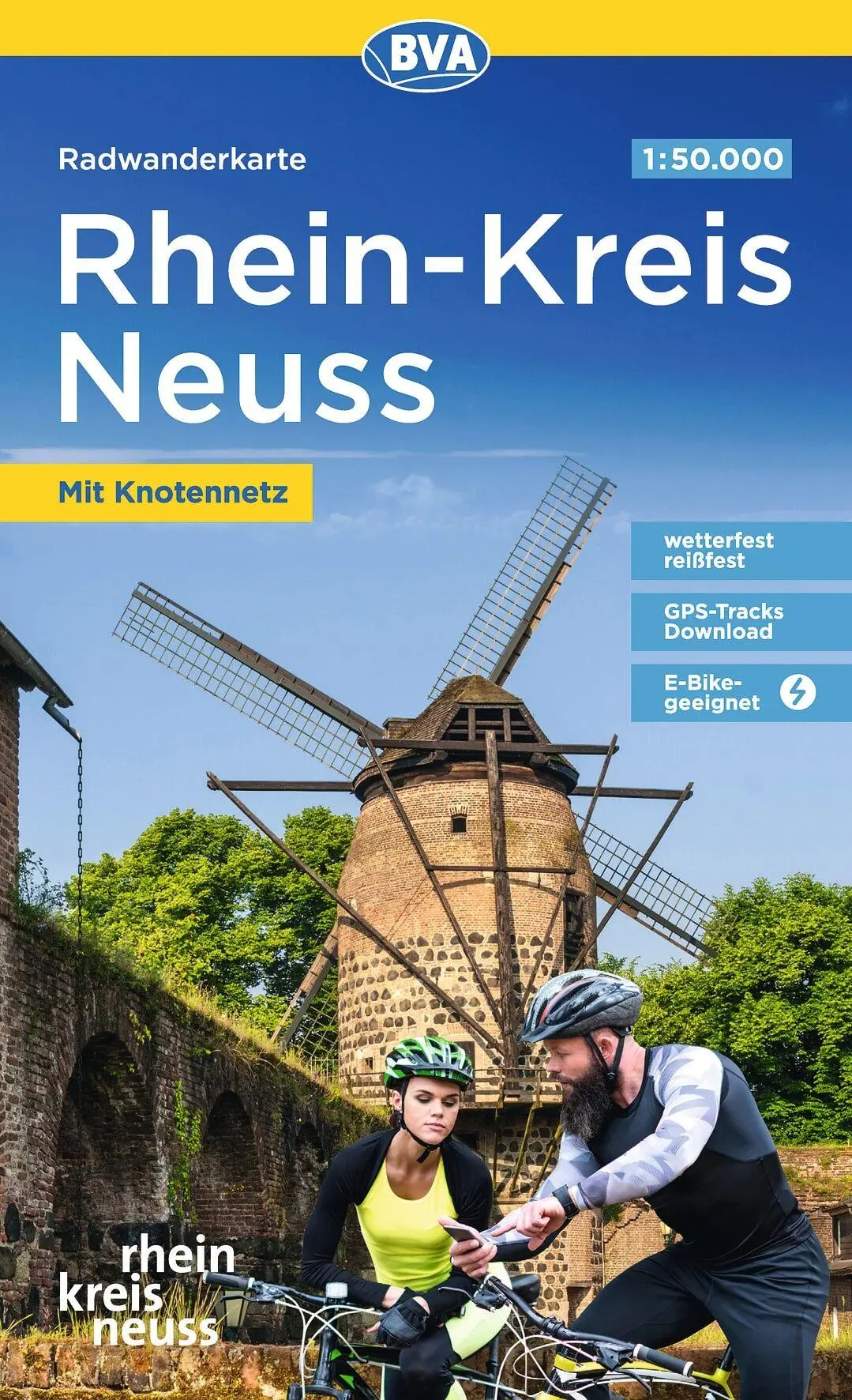 Cover: 9783969902356 | BVA Radwanderkarte Rhein-Kreis Neuss mit Knotenpunkten 1:50.000 | 2026