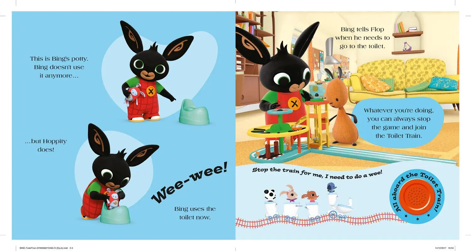 Bild: 9780008272456 | All Aboard the Toilet Train! | A Noisy Bing Book | Buch | Englisch