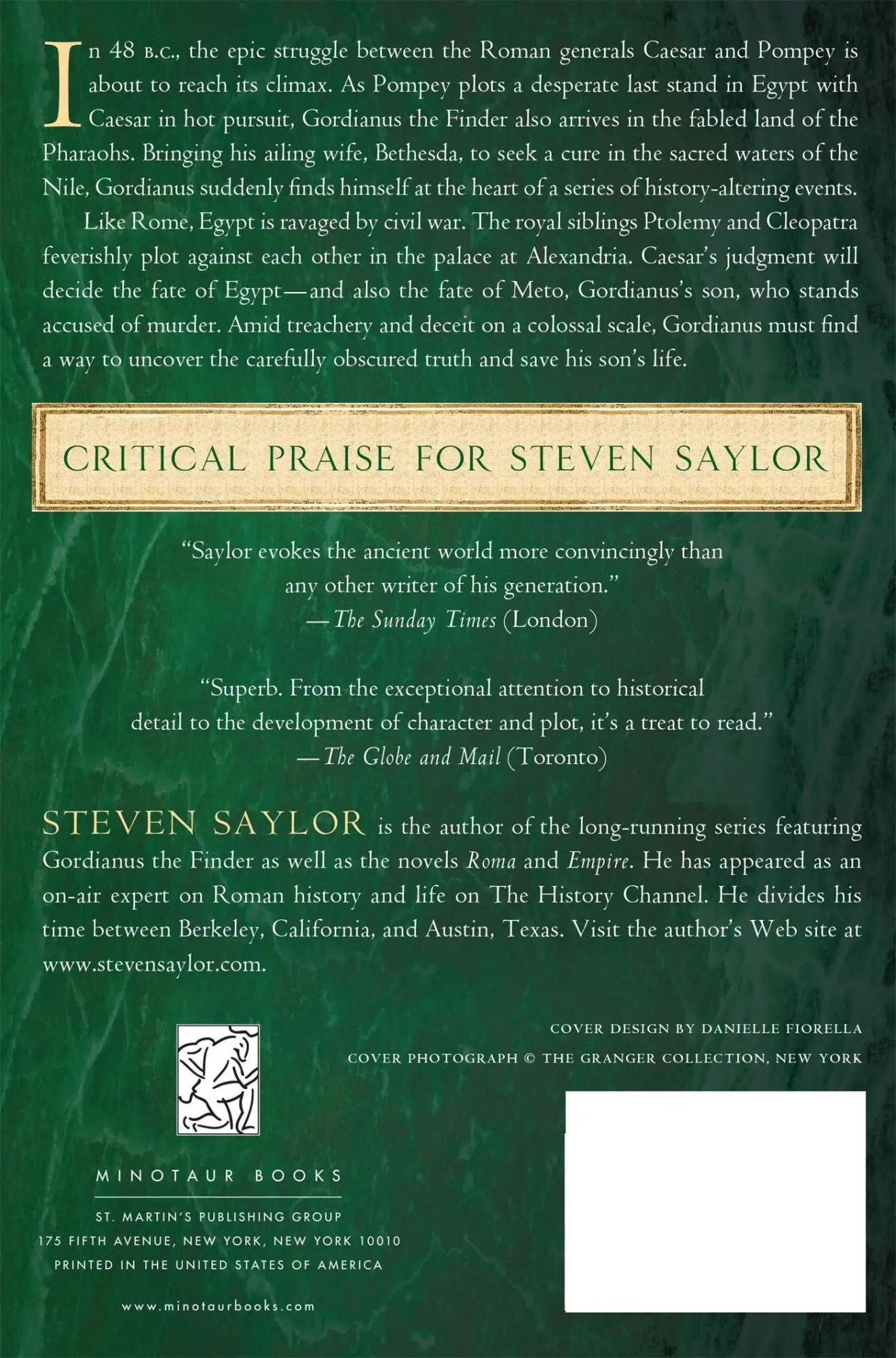 Rückseite: 9780312582456 | JUDGMENT OF CAESAR | Steven Saylor | Taschenbuch | Englisch | 2012