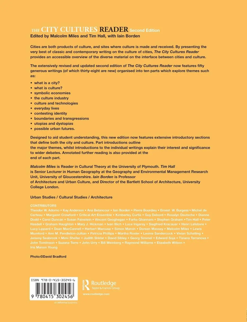 Rückseite: 9780415302456 | The City Cultures Reader | Iain Borden (u. a.) | Taschenbuch | 2003