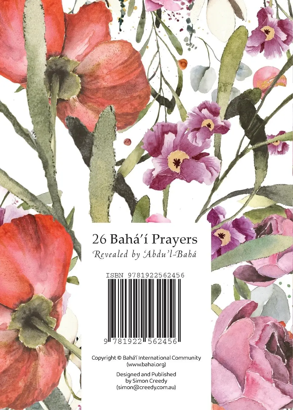 Rückseite: 9781922562456 | 26 Bahá'í Prayers by Abdu'l-Baha (Illustrated Bahai Prayer Book)