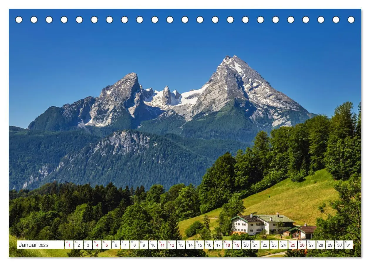 Bild: 9783457202456 | Bayern - Seen, Berge, Landschaft (Tischkalender 2025 DIN A5 quer),...