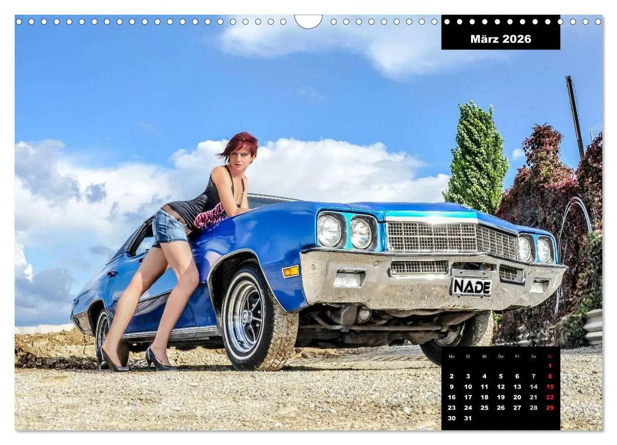 Bild: 9783516082456 | Kurven - Fieber - Modelle und Autos (Wandkalender 2026 DIN A3...