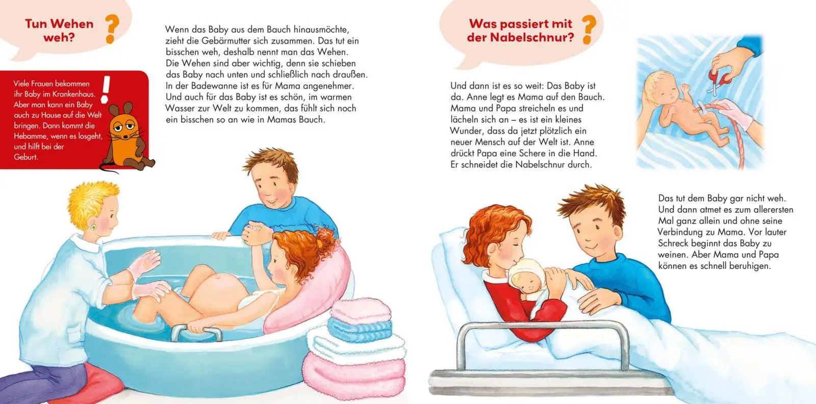 Bild: 9783551252456 | Frag doch mal ... die Maus: Wir bekommen ein Baby | Petra Klose | Buch