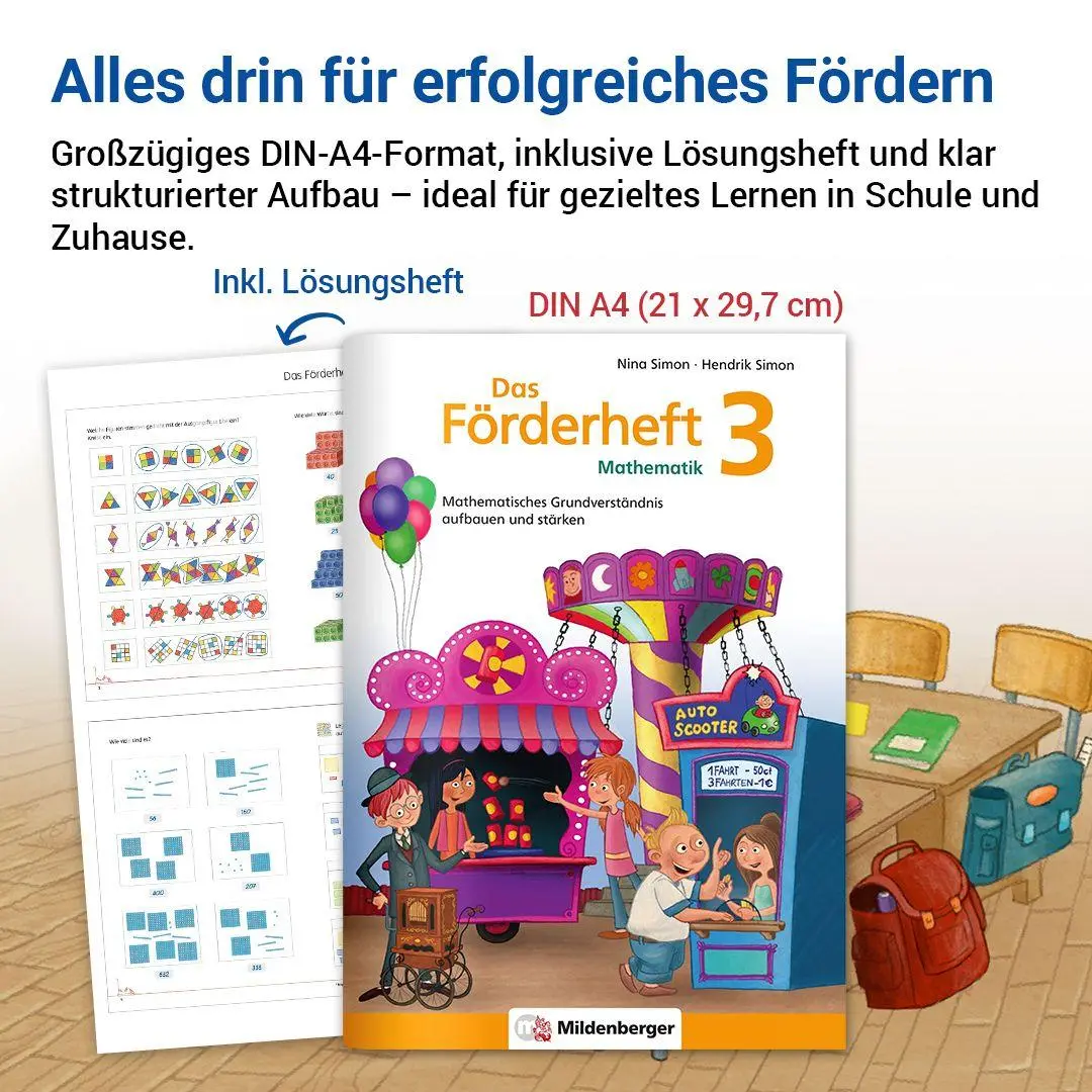 Bild: 9783619352456 | Das Förderheft Mathematik 3 | Nina Simon (u. a.) | Broschüre | 64 S.