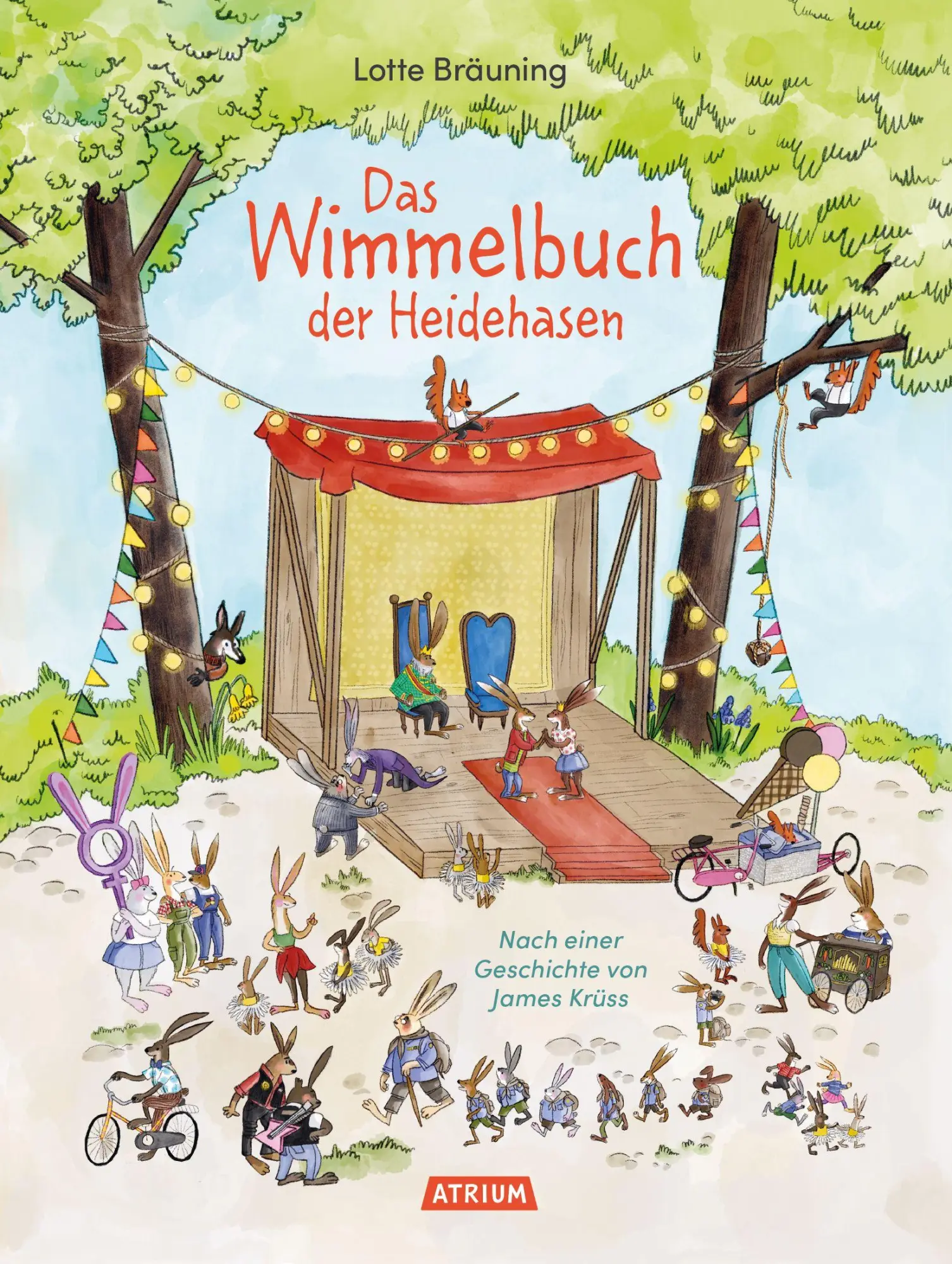 Cover: 9783855352456 | Das Wimmelbuch der Heidehasen - Kleine Ausgabe | James Krüss | Buch